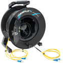 Camplex 4-Channel LC Single Mode Indoor-Outdoor Fiber Optic Snake Reel - 250 Foot