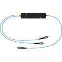 Camplex OM3 50u Multimode ST Fiber Optic 1x2 Splitter Cable - 3 Foot