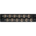 Camplex 12-Port ST Single Mode Fiber Adapter Plate Module with Ceramic Connectors-Yellow