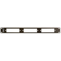 Camplex CMX-MPR-1RUP 1RU LGX 19-Inch Rack Mount Panel up to 3 Fiber Adapter Modules