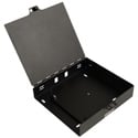 Camplex Steel Wall Mount Enclosure with Hinged Door for 1 Fiber Adapter Plate Module and up to 24 fibers