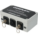 Photo of Camplex CMX-NEMA8M opticalCON QUAD NO4FDW-A to (4) ST Female OM3 Multimode Breakout Box