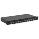 Camplex 12-Port ST to ST Singlemode Simplex Fiber Optic Feedthru Rackmount Cabinet 1RU