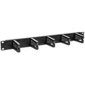 Camplex Cable Manager with 5 Plastic D Rings 1RU