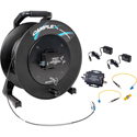 Camplex TACNGO-12GTR 12G-SDI Fiber Optic Converter/Extender & Tactical Cable Reel System - 1000 Foot