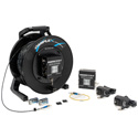 Photo of Camplex TACNGO-AUD 2-Channel Line/Mic Audio Fiber Optic Tactical Cable Reel Extender System - 1000 Foot