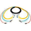 Photo of Camplex CMX-TASST-0025 TAC-ALL 12-Channel ST Single Mode & ST Multimode Fiber Optic Tactical Snake - 25 Foot