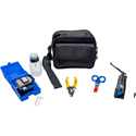 Photo of Camplex CMX-TL-1602 Field Fiber Termination Kit - 8 Fiber Tools and Consumables in a Cross-Body Bag