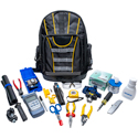 Photo of Camplex CMX-TL-1603 Field Fiber Termination Kit - 21 Tools and Consumables in a Rugged Backpack