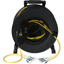 Photo of Camplex 4-Channel ST Single Mode Fiber Optic Tactical Snake on Reel - 500 Foot