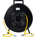 Photo of Camplex CMX-TR08LC 8-Channel LC Single Mode Tactical Fiber Optic Broadcast Cable on Reel - 1250 Foot