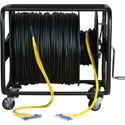 Photo of Camplex CMX-TR12ST 12-Channel ST Single Mode Tactical Fiber Optic Broadcast Cable on Reel - 1750 Foot