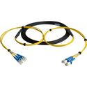 Camplex CMX-TS04LC-0010 4-Channel LC Single Mode Fiber Optic Tactical Snake 10 Foot