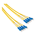 Camplex 8-Channel LC Single Mode Fiber Optic Tactical Snake 10 Foot