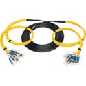 Camplex CMX-TS1ST 12-Channel ST Single Mode Tactical Fiber Optic Snake 10 Foot