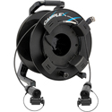 Photo of Camplex CMX-X3Q04SR0250 QPC QFoca TFOCA-II Compatible 4-Fiber Single Mode Fiber Optic Cable on Reel - 250 Foot