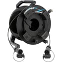 Photo of Camplex CMX-X3Q04SR QPC QFoca 4-Fiber Single Mode Hermaphroditic Tactical Fiber Cable on Reel - 656 Foot