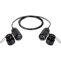 Photo of Camplex CMX-X3Q12S QPC QFoca 12-Fiber Single Mode Hermaphroditic Tactical Fiber Optic Cable - 328 Foot