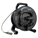 Camplex XTREME 2-Channel Single Mode Expanded Beam NEUTRIK FIBERFOX EBC25 NKOX2S-FG-Fiber Cable Reel - 100 Foot