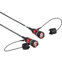 Camplex CMX-XBN04M-0010 Neutrik FIBERFOX 4-Channel OM3 Multimode Expanded Beam NKO4M3-FX-0-0010FT - 10 Foot