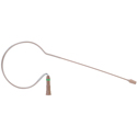 Countryman E6 Directional Earset Mic Medium Gain with Detachable 2mm Cable & TA4F Connector for Shure Wireless Tx Tan