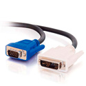 DVI Male to HD15 VGA Male Video Cable (6.5ft)