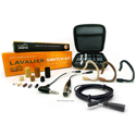 Photo of Point Source Audio Switch Kit - SERIES8 Omni High Sensitivity Lavalier Mic & Acc Set w/ Organizer for Sennheiser - Black