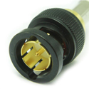 Coax Connectors 10-005-W126-EF1 BNC Ultra HD Crimp/Crimp 12G Korus Plug for Belden 1855A / 4855R - 100 Pack