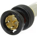 Coax Connectors 10-005-W126-FC1 BNC Ultra HD Crimp/Crimp 12G Korus Plug for Belden 1694A / 1694F - 100 Pack