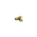 Coax Connectors 67-454-D66 Micro BNC Straight PCB Mount Bulkhead Jack - 75 Ohm 6Ghz HD-BNC - 100 Pack