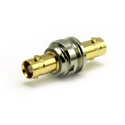 Photo of Coax Connectors 67-503-D126 MicroBNC Insulated Bulkhead Jack to Jack Adaptor 75 Ohm (12G)