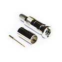 Photo of Coax Connectors 67-005-B66-EF1 Micro BNC Straight Crimp Plug for Belden 1855A - 75 ohm/12Ghz - 100 Pack