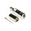 Photo of Coax Connectors 67-005-B66-FB1 Micro BNC Straight Crimp Plug for Belden 1505A - 75 ohm/12Ghz - 100 Pack