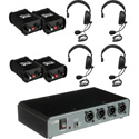 Photo of Portacom 2 Channel 4 Single Muff Headset Wired Intercom System (No Cable)