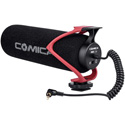 Photo of Comica CVM-V30-LITE-R Directional On-Camera Shotgun Microphone for DSLRs and Smartphones - Red