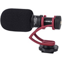 Comica CVM-VM10II-R Mini On-Camera Directional Shotgun Mic for Smartphones & DLSRs - Red