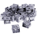 Connectronics Clip-On Rack Rail Nuts / Cage Nuts 25 Pack