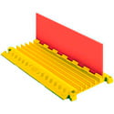 Linebacker CP5X125-GP 5 Ch Cable Protector 3ft Long Orange Lid/Yellow Ramps