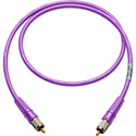 Photo of Laird CR-CR Canare LV-61S RCA to RCA Video Cable - 100 Foot Purple