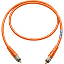 Photo of Laird CR-CR-18IN-OE Canare LV-61S RCA to RCA Video Cable - 18 Inch Orange