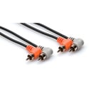 Photo of Stereo Dual Right-angle RCA to Dual Right-angle RCA 1 meter