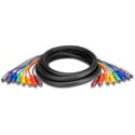 RCA to RCA 8-Channel Audio Snake Cable 2 Meter