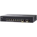 Photo of Cisco SG350-10-K9-NA 10-Port Gigabit Managed Switch - 10 Ports - Manageable - 3 Layer Supported - Modular