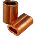 Fehr Brothers CSL062X100 1/16 Copper Swage Sleeves - 100 Pack