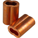 Photo of Fehr Brothers CSL125X100 1/8 Copper Swage Sleeves - 100 Pack