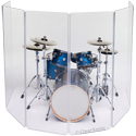 Photo of ClearSonic A2466x6 5.5ft x 12ft 6 Panel l Acrylic Sound Shield with Full-length Hinges and Cable Cutout