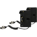 Core-SumoAG Double Gold Mount Kit with Coiled Powertap to XLR 4-Pin for Atomos Sumo