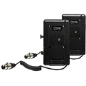 Photo of Core SumoV Double V-Mount Kit with Coiled Powertap to XLR 4-Pin for Atomos Sumo