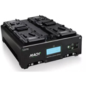 Core SWX Mach-Q4MSi Mach4 Four Position Camera Battery Charger - 4A Simultaneous Rapid Charge - VMount