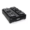Photo of Core SWX MACH-Q4A Mach4 Four Position Camera Battery Charger - 4A Rapid Charge - 3-Stud - Charges 4x 98Wh Packs